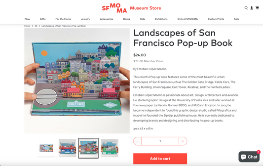 Landscapes of San Francisco at the SF MOMA Store